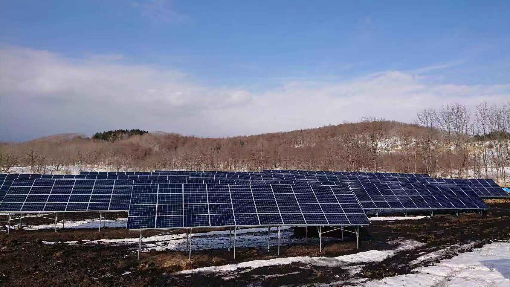 C-steel photovoltaic support system